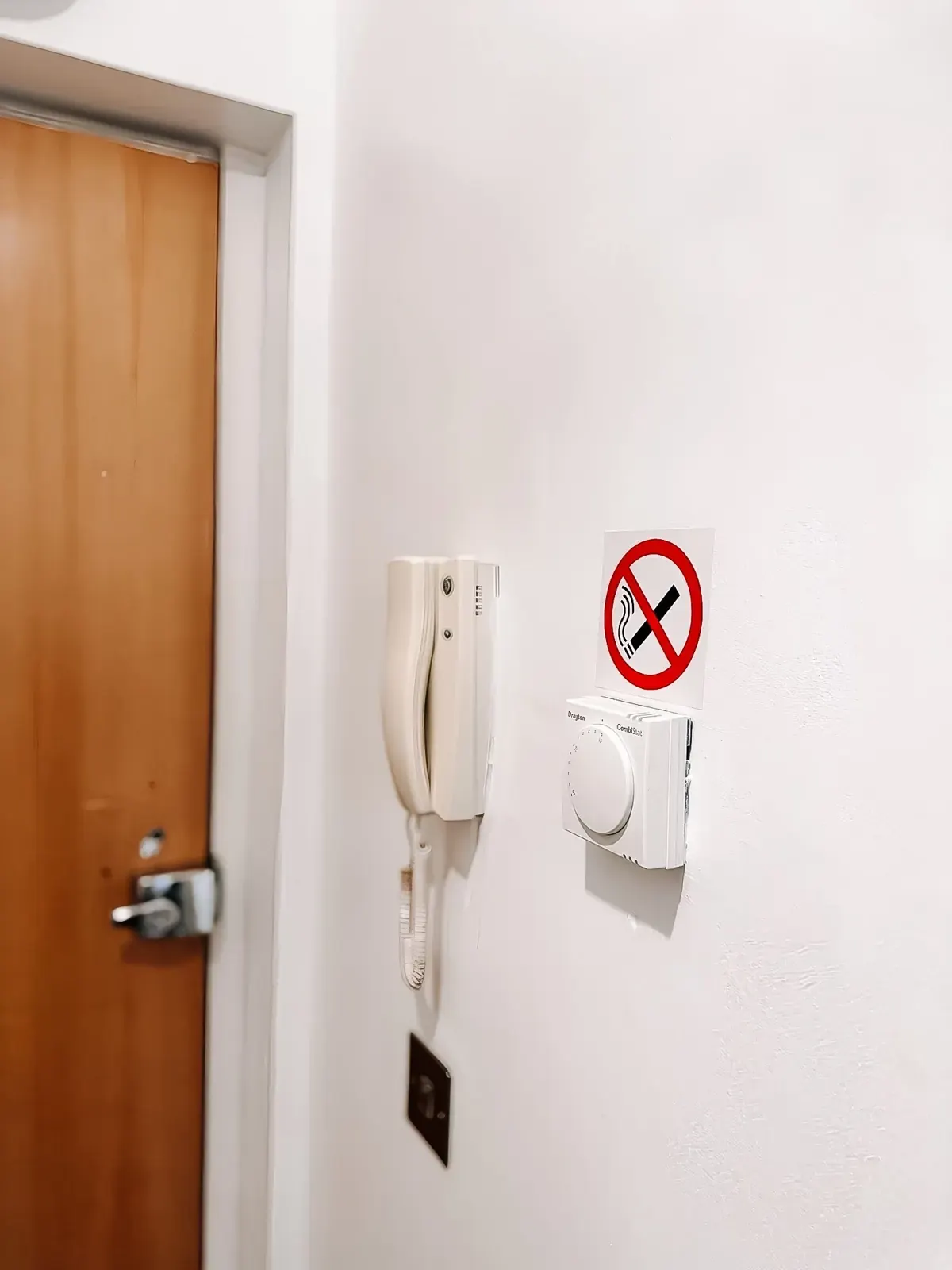 Entrance intercom and thermostat